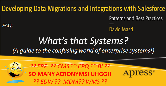 What's that System? (A guide to the confusing world of enterprise systems!)